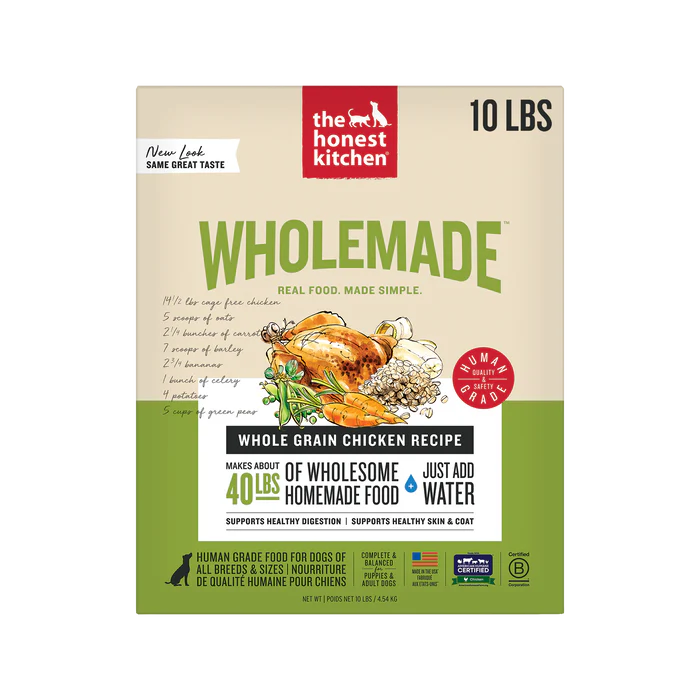 Honest Kitchen Wholemade Whole Grain Chicken Dehydrated Dog Food