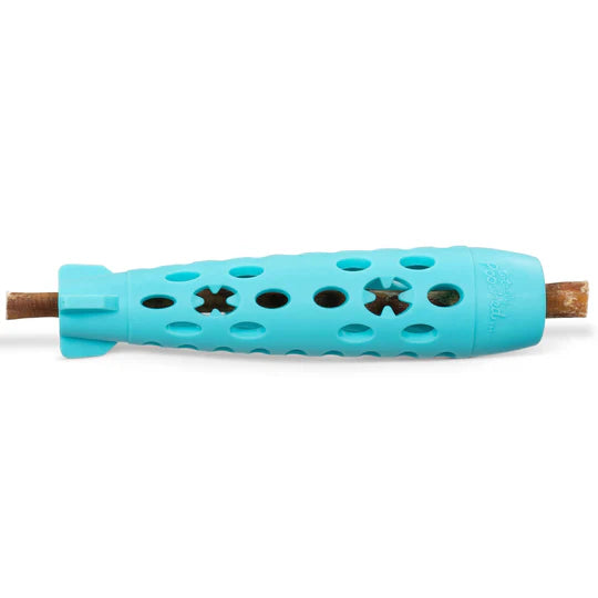 Messy Mutts Totally Pooched Stuff 'N Chew Bully and Chew Stick 10" Treat Holder