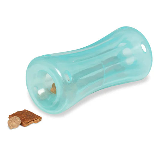 Messy Mutts Totally Pooched Stuff n' Shake Barrel Dog Toy