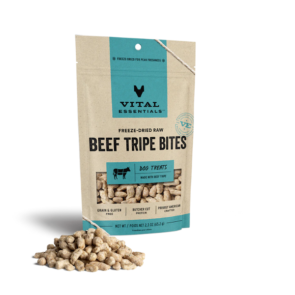 Vital Essentials Freeze-Dried Beef Tripe Dog Treats
