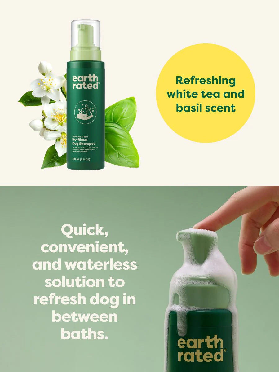 Earth Rated Grooming No-Rinse Dog Shampoo 7oz