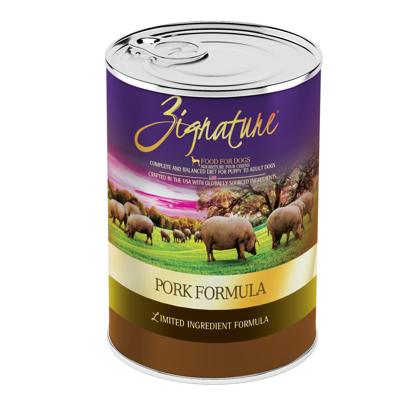 Zignature Pork 13oz Canned Dog Food