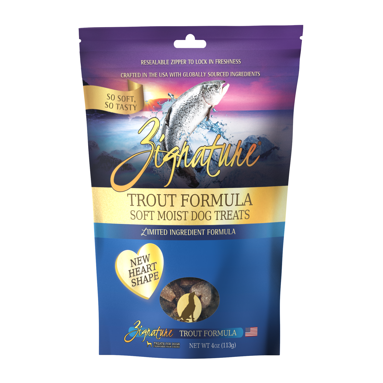 Zignature Soft Moist Training Treats 4oz