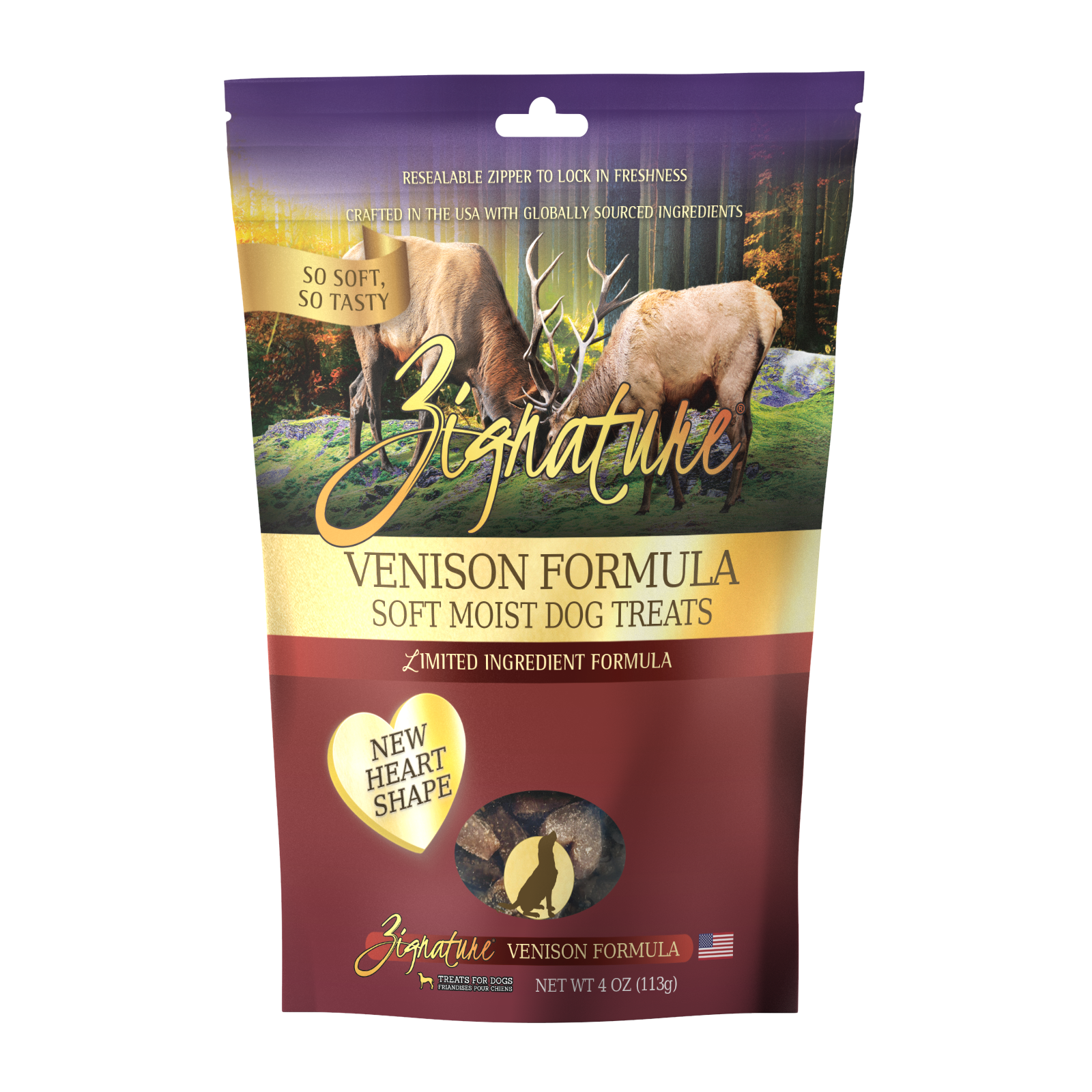 Zignature Soft Moist Training Treats 4oz