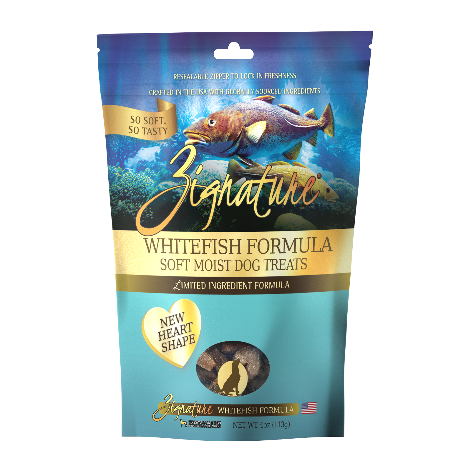 Zignature Soft Moist Training Treats 4oz