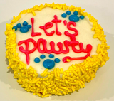 DELCO DOG CO. Let's PAWTY Mini Bakery Dog Cake