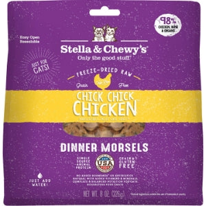 Stella & Chewy's Cat Freeze-Dried Raw Chick Chick Chicken Raw Dinner Morsels Cat Food