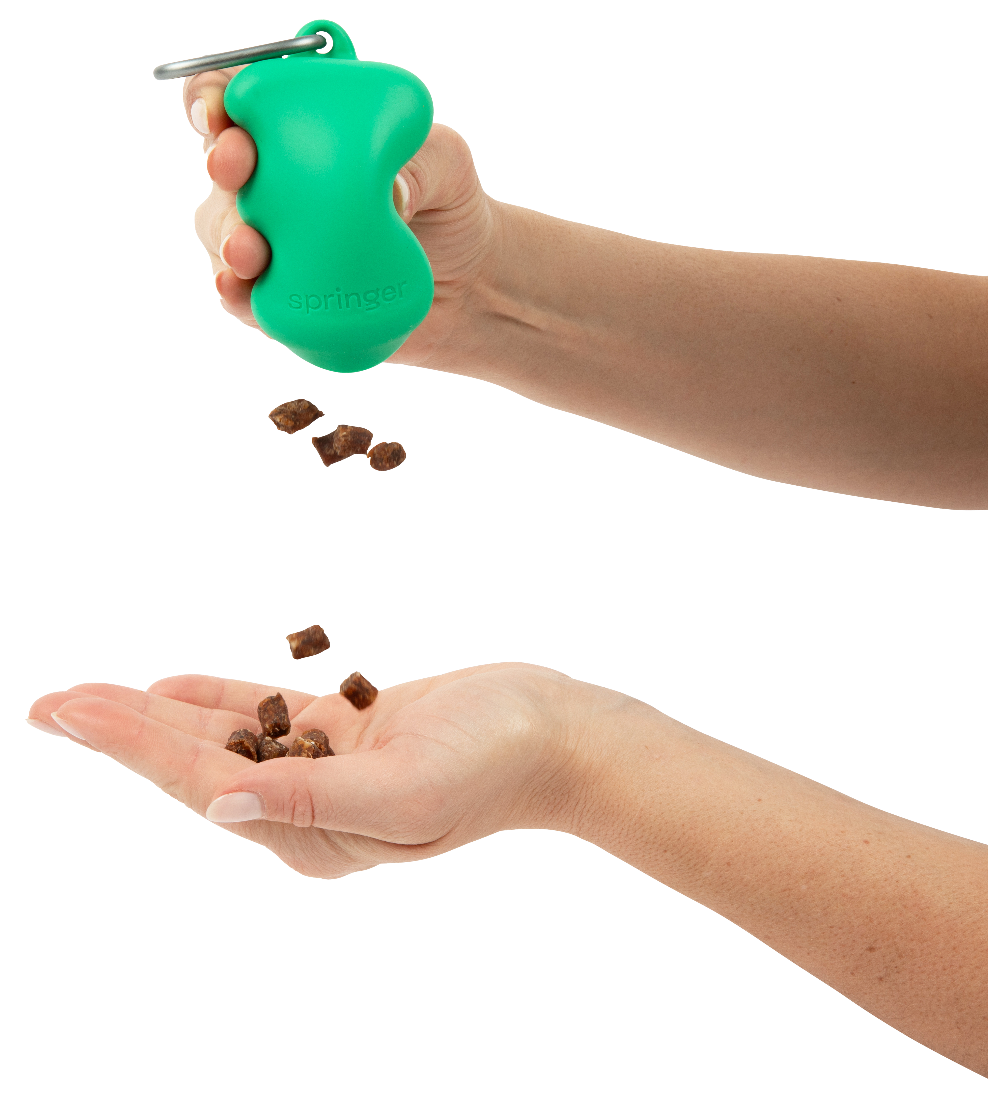 Springer Pets Squeeze Silicone Dog Treat Pouch Dispenser