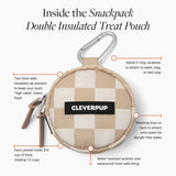 Cleverpup Snackpack Double Insulated Dog Treat Pouch