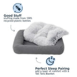 Tall Tails All-In-One Grey Pet Bed