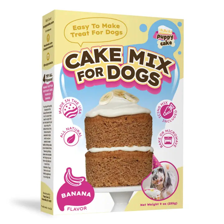 Puppy Cake Dog Birthday Cake Mix with Icing