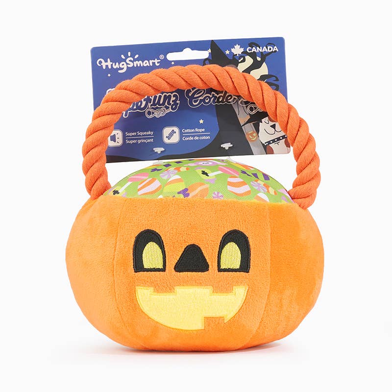 HugSmart Pet Howloween Night Halloween Bucket Dog Toy