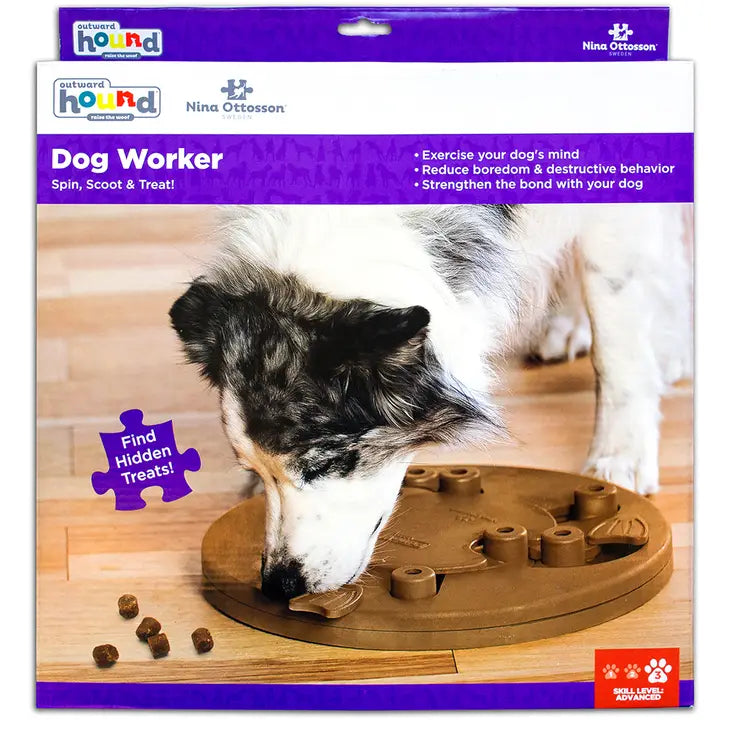 Nina Ottosson Dog Worker Interactive Dog Puzzle Game Dog Toy