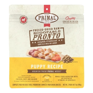 Primal Raw Freeze-Dried Pronto Puppy Recipe Dog Food