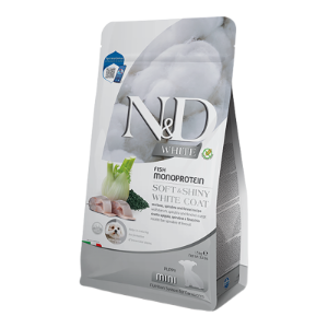 Farmina N&D White Coat Sea Bass, Kelp and Fennel Recipe Dry Dog Food