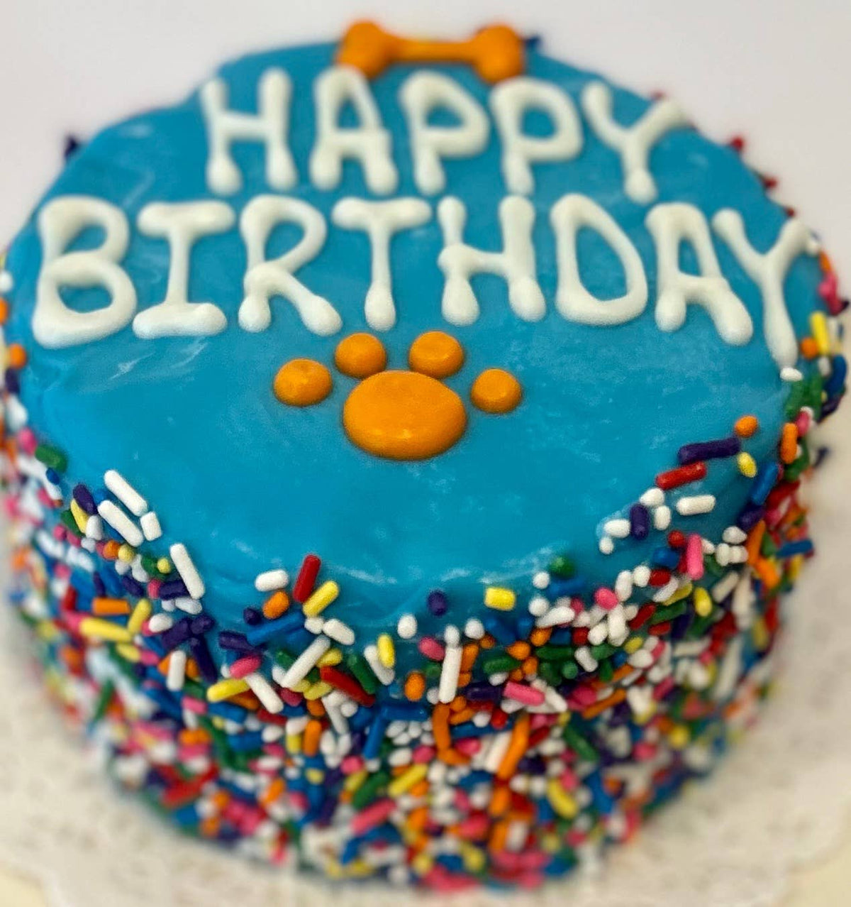 DELCO DOG CO. Colorful Happy Birthday Sprinkle Doggie Cakes Bakery Dog Treat