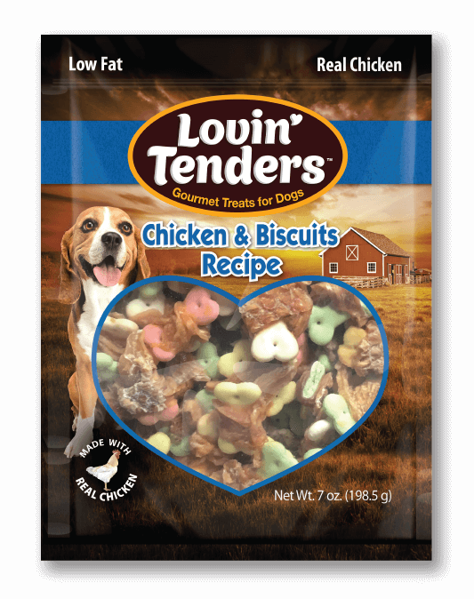 Lovin Tenders Lovin' Tenders Chicken & Biscuits Recipe Dog Treats, 7 oz