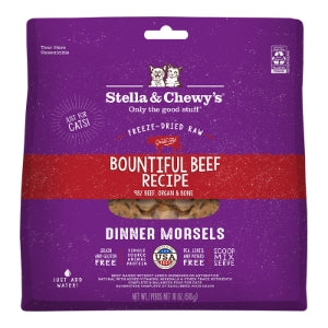 Stella & Chewy's Cat Freeze-Dried Raw Bountiful Beef Dinner Morsels Cat Food
