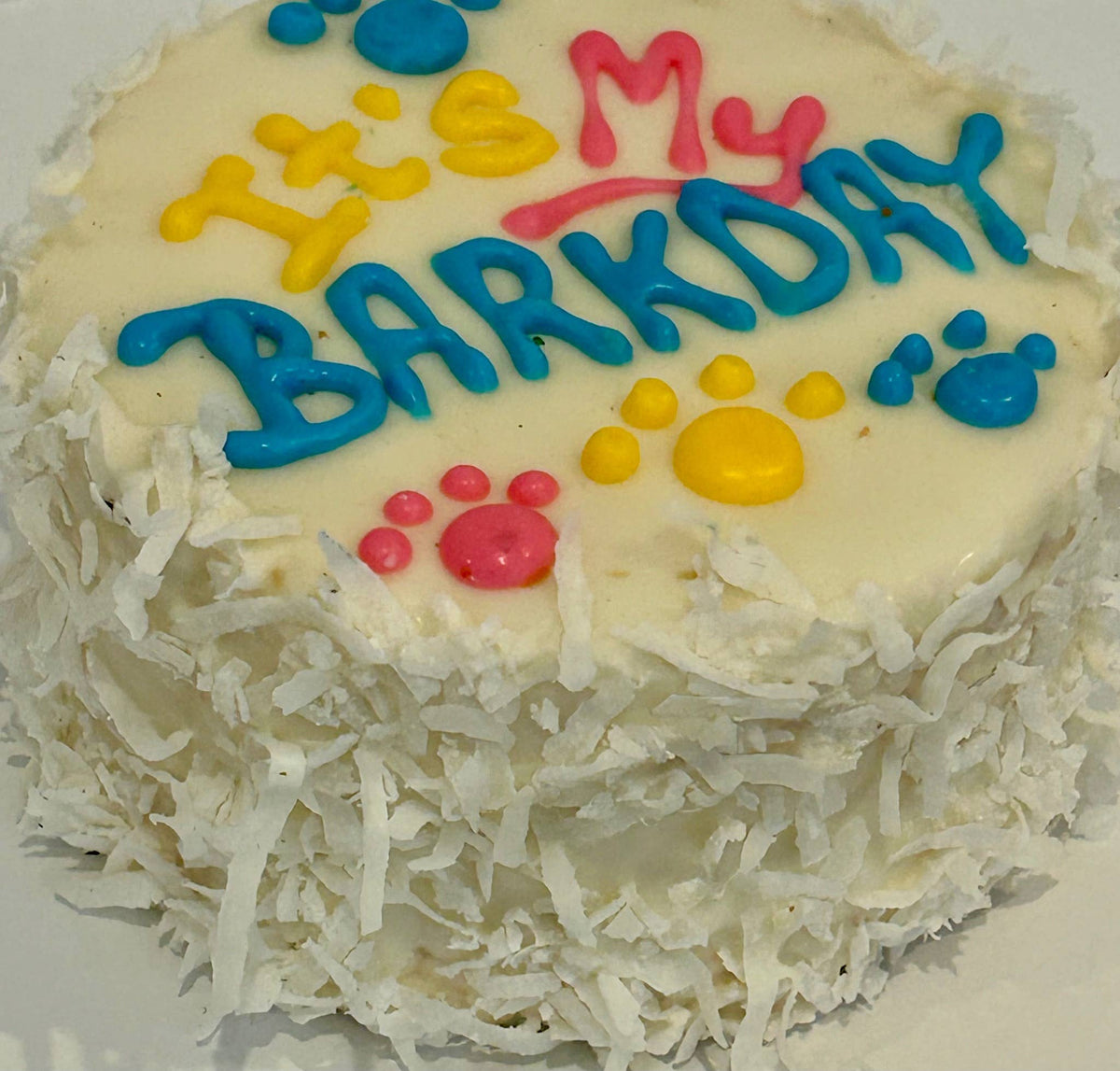 DELCO DOG CO. It's My Barkday Doggie Cake Bakery Dog Treat