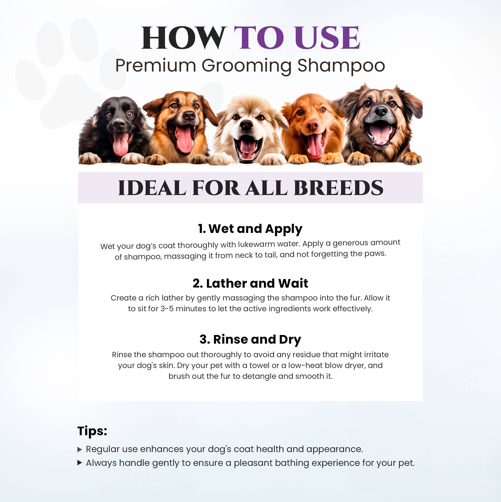 605 Fragrance Products Natural Dog Shampoo and Deodorizer Lavender Shampoo
