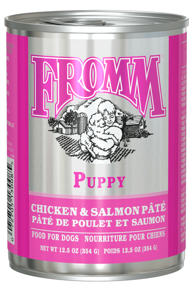 Fromm Classic Puppy Pâté Chicken & Salmon Canned Dog Food 12.5oz