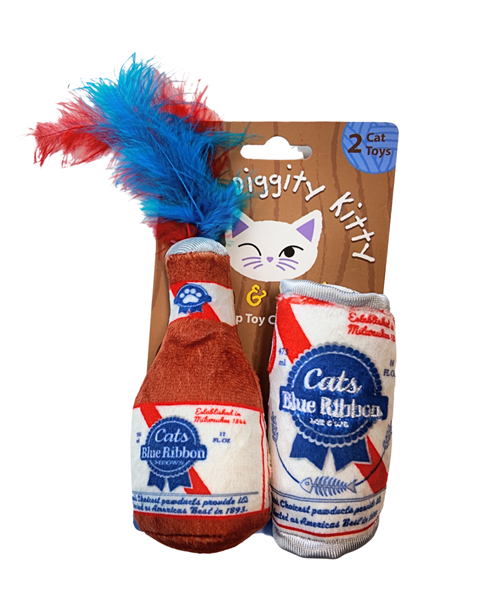 Haute Diggity Kitty Cats Blue Ribbon Cat Toy