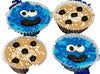 DELCO DOG CO. Cookie Monster Paw Cups Soft Bakery Dog Treat