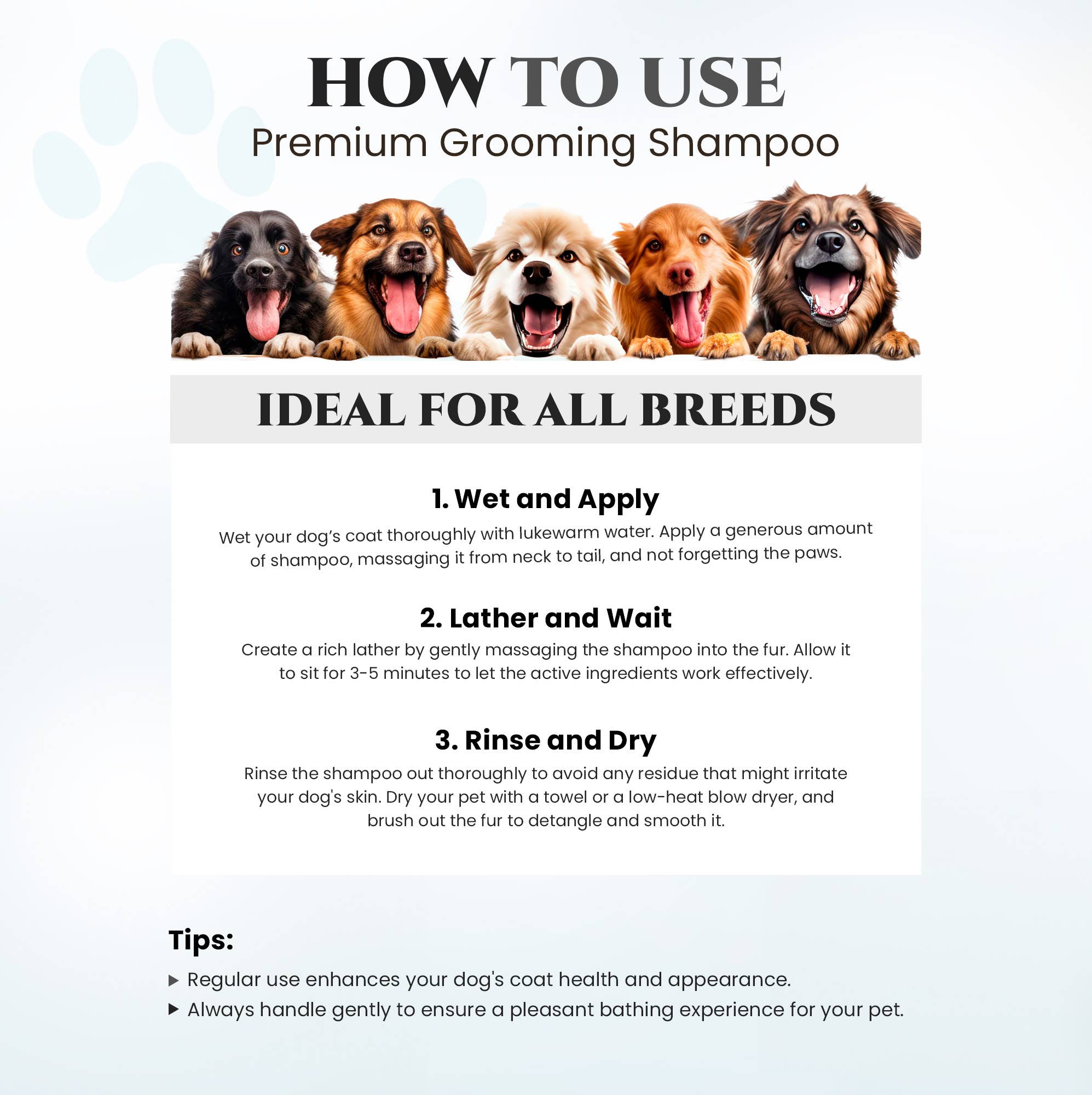 605 Fragrance Products Natural Dog Shampoo and Deodorizer Show Dog Shampoo