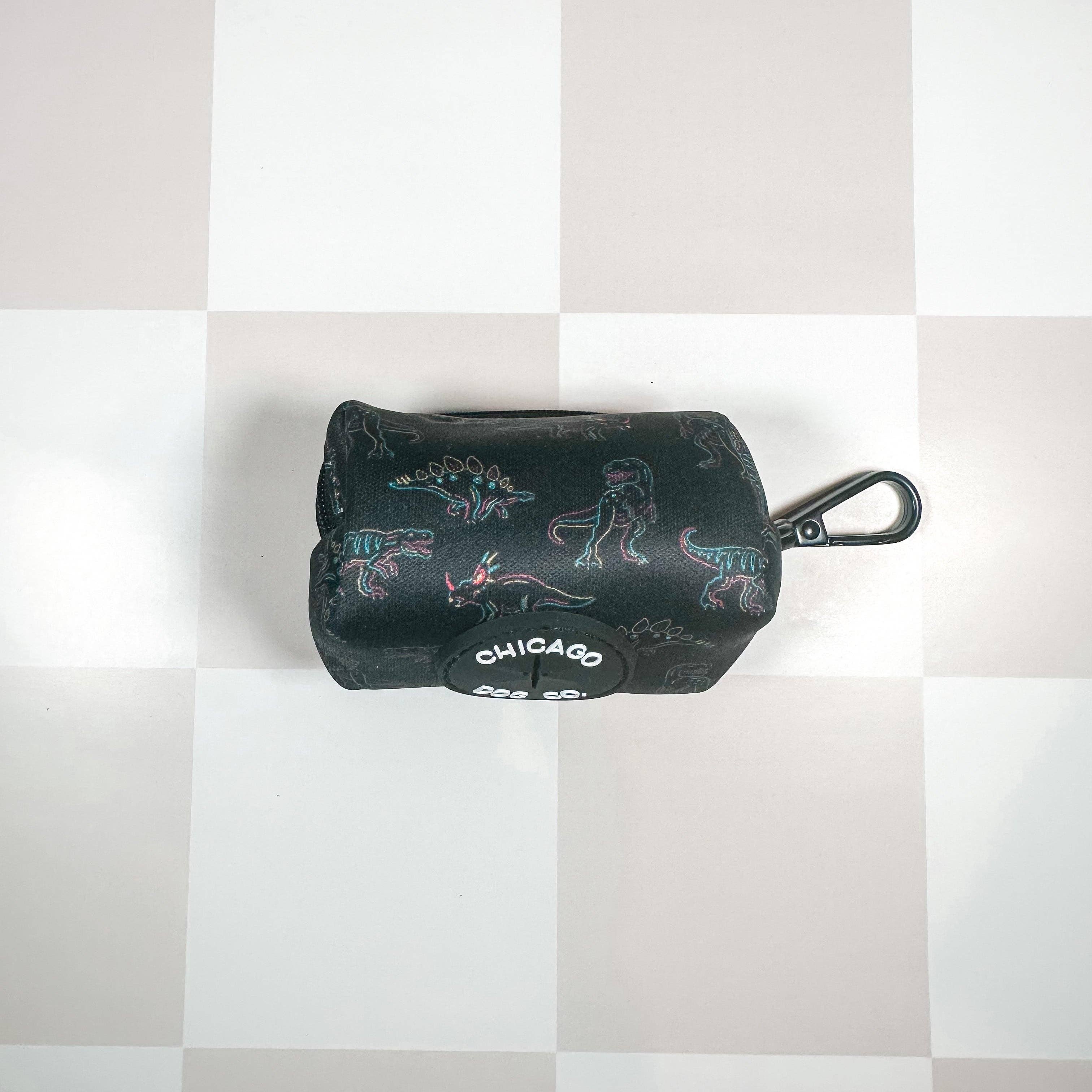 Chicago Dog Co. Dino Poop Bag Holder
