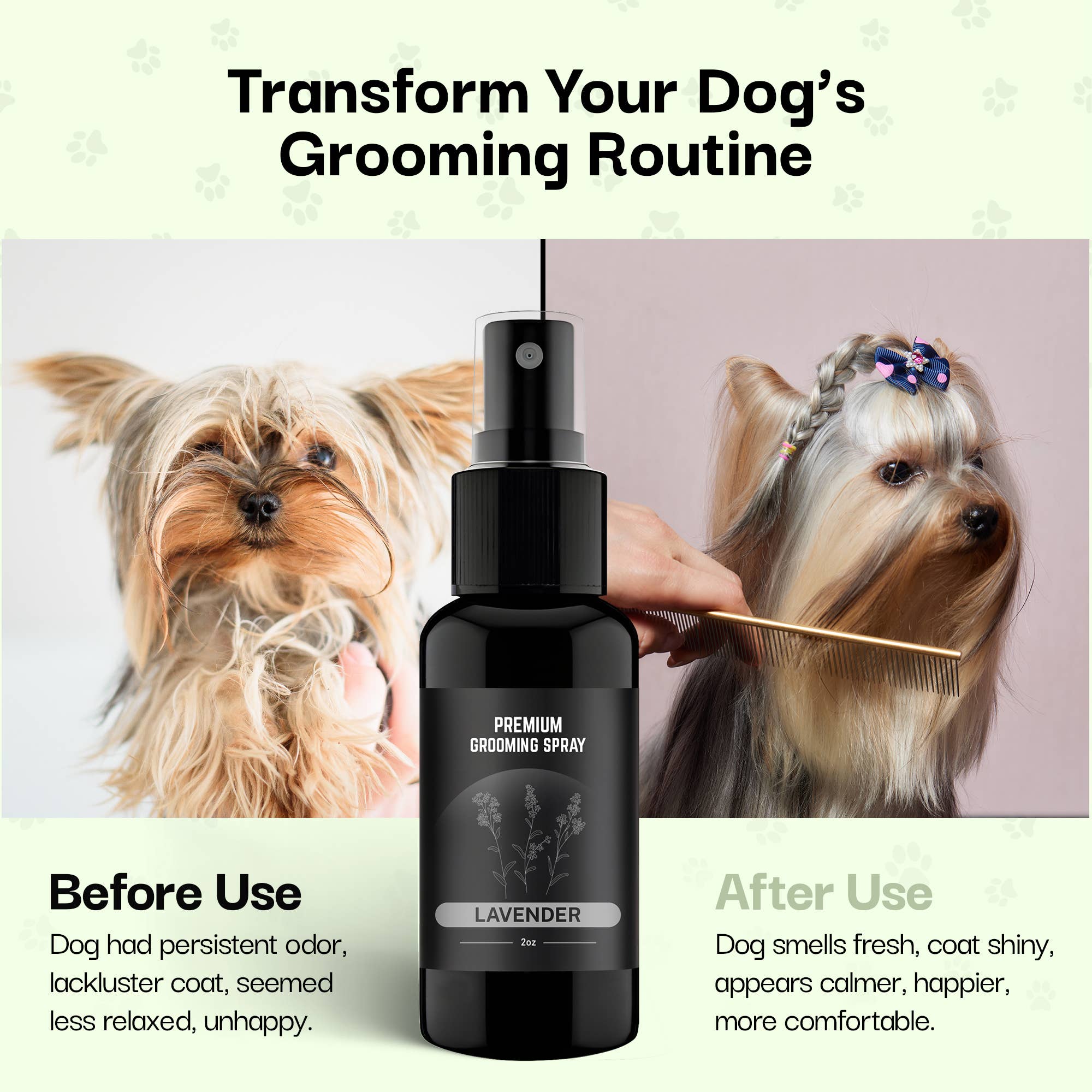 605 Fragrance Products Dog Cologne Long Lasting Lavender Scent