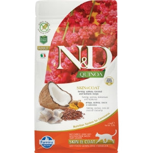Farmina N&D Quinoa Skin & Coat Herring Dry Cat Food