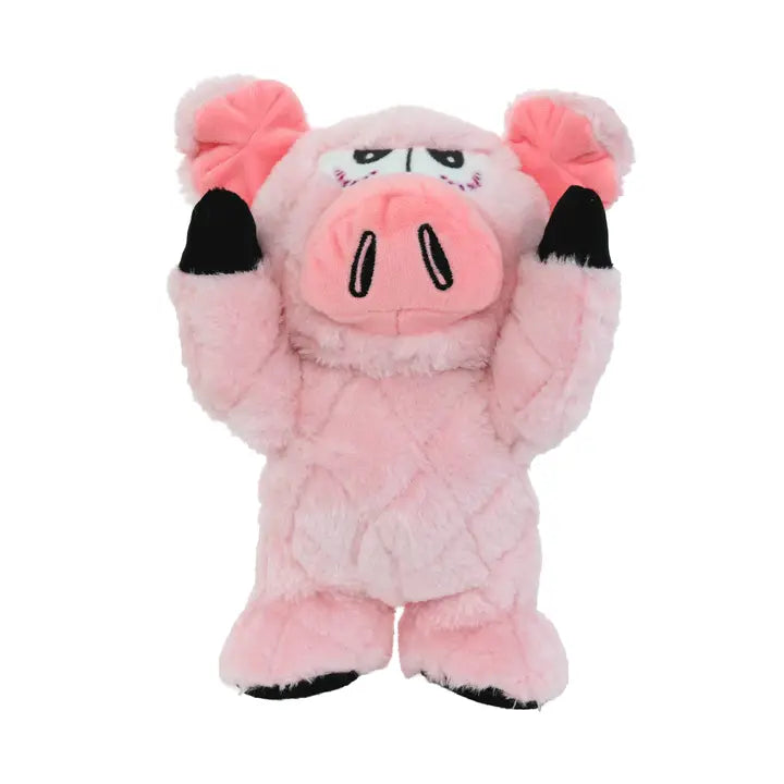 VIP Mighty Angry Animal Series Pig Tuffy Dog Toy