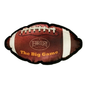Territory Big Game Football with Squeaker 11" Dog Toy