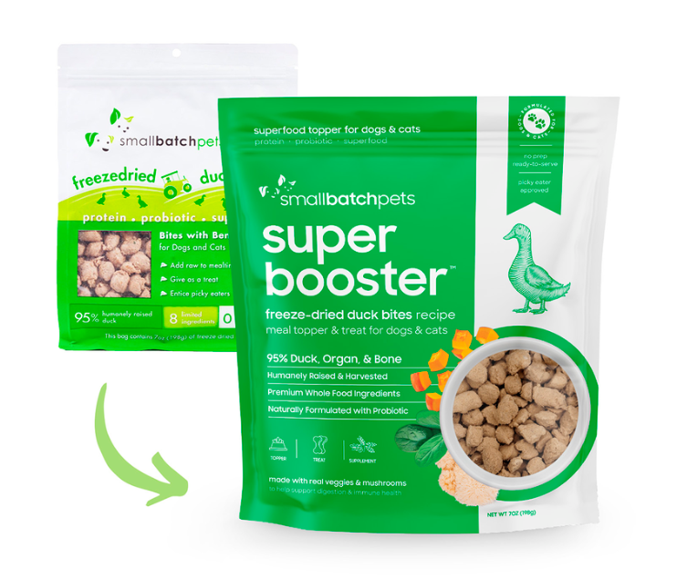 Smallbatch Pets Freeze-Dried Super Booster Bites