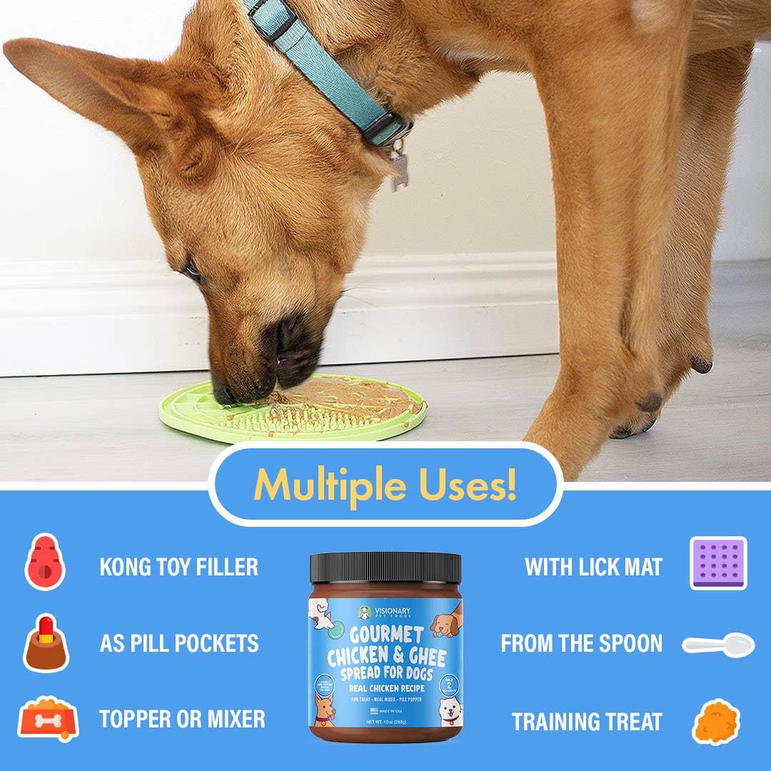 Visionary Pet Foods Meat Spread Chicken and Ghee 12oz Jar