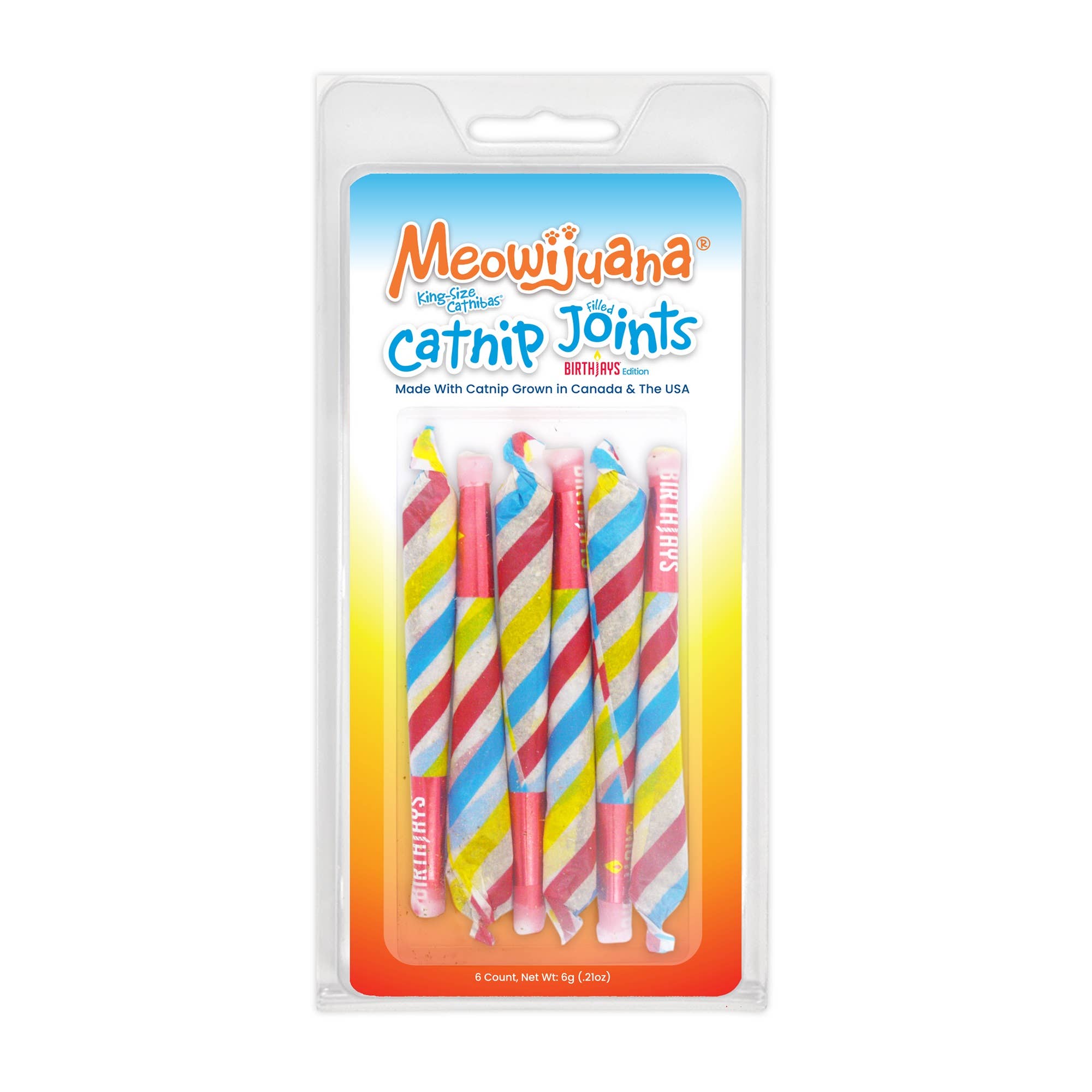 Meowijuana Birthjays Party Sized Catnip Joints