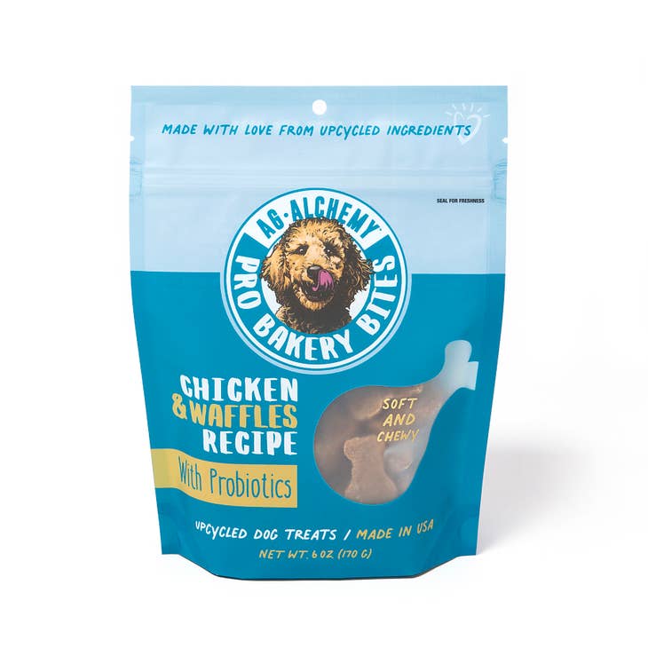 AgAlchemy Animal Nutrition Pro Bakery Bites Soft & Chewy Chicken & Waffles Dog Treat