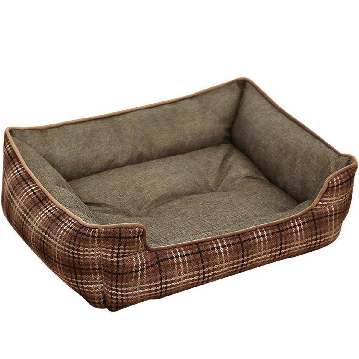 PAWPAW Thickened & Raised Non-Slip Pet Bed