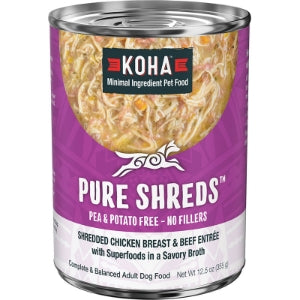 Koha Pure Shreds Entrée Canned Dog Food