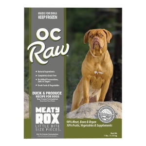 OC Raw Grain Free Meaty Rox Raw Frozen Dog Food