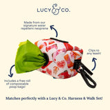 Lucy & Co. Howdy, Honey Poop Bag Holder