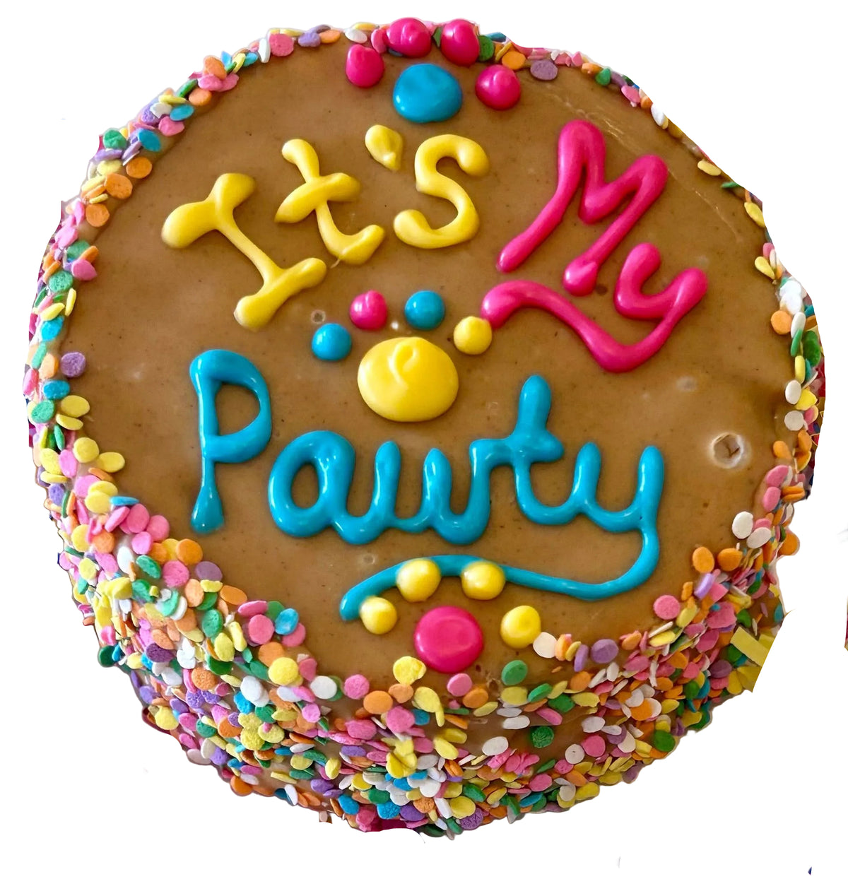 DELCO DOG CO. PB It's My Pawty Doggie Cakes Bakery Dog Treat