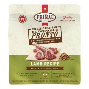 Primal Raw Freeze-Dried Pronto Lamb Dog Food