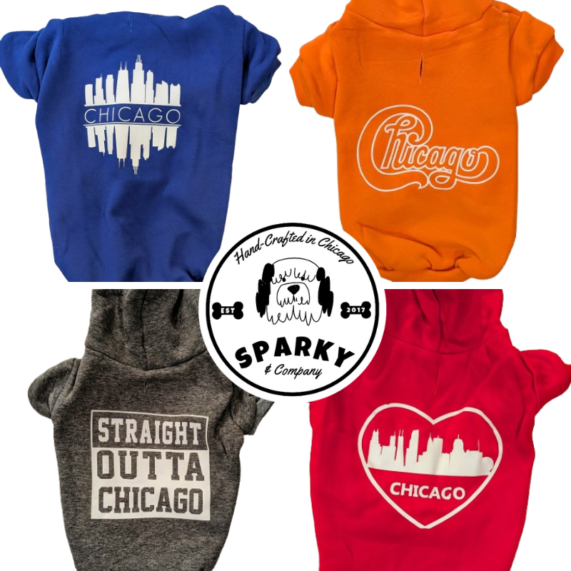 Sparky & Co Chicago Series Pet Hoodie