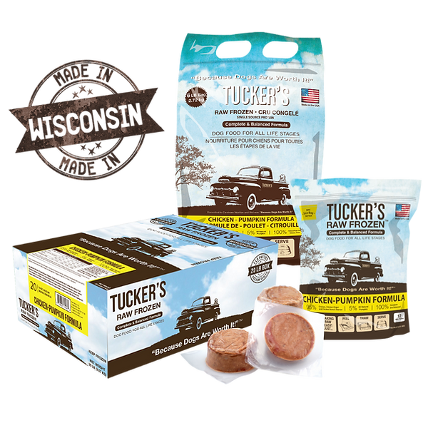 Tucker's Chicken & Pumpkin Raw Frozen Dog Food