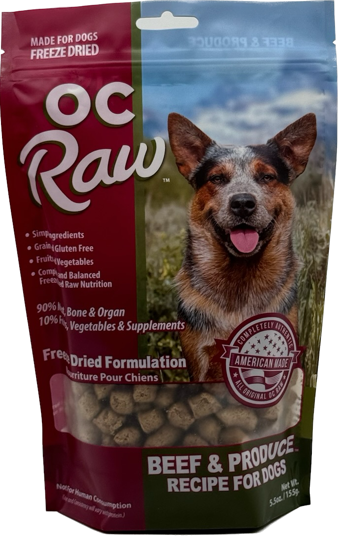 OC Raw Freeze-Dried Meaty Rox Dog Food