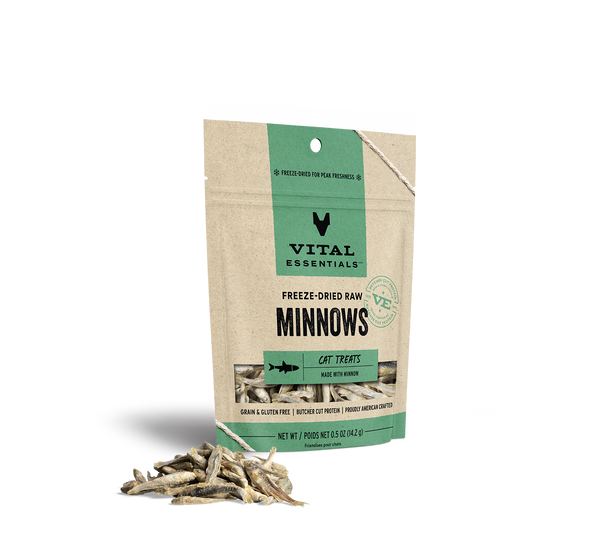 Vital Essentials Cat Freeze-Dried Minnows Treat 0.5oz