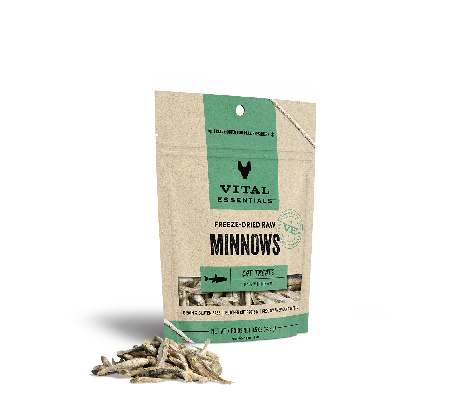 Vital Essentials Cat Freeze-Dried Minnows Cat Treats