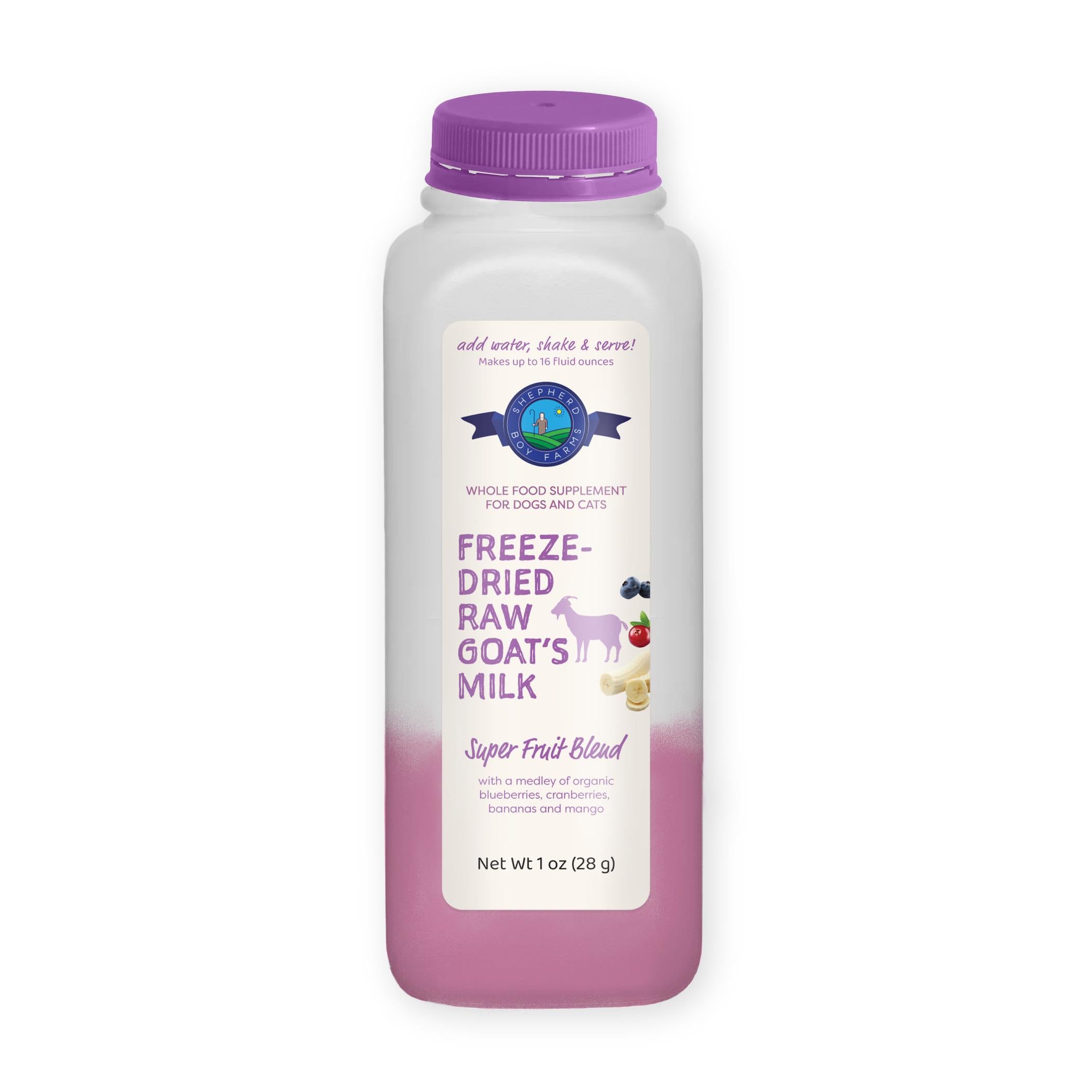 Shepherd Boy Farms Raw Goat's Milk Supplements