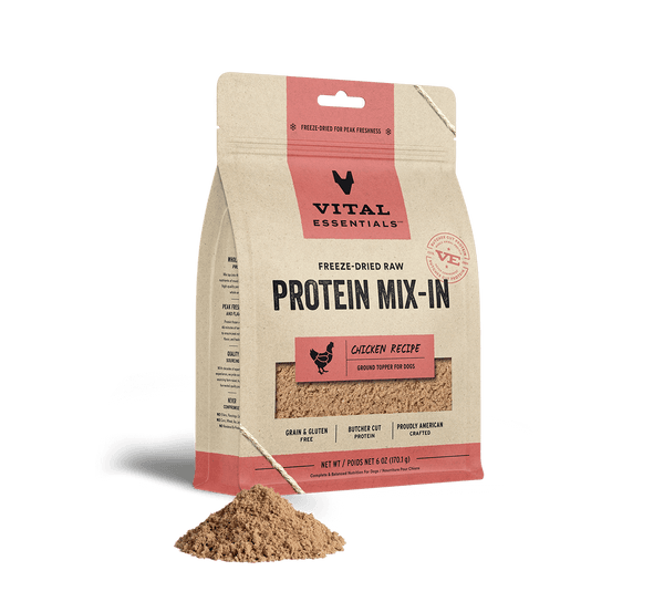 Vital Essentials Freeze-Dried Raw Protein Mix-In Ground Topper Chicken 6oz